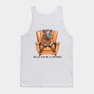 capybara/ relax and be a capybara Tank Top